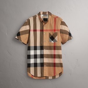 Burberry Men's Short Sleeve Shirt